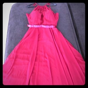 Burgundy formal gown Size XL